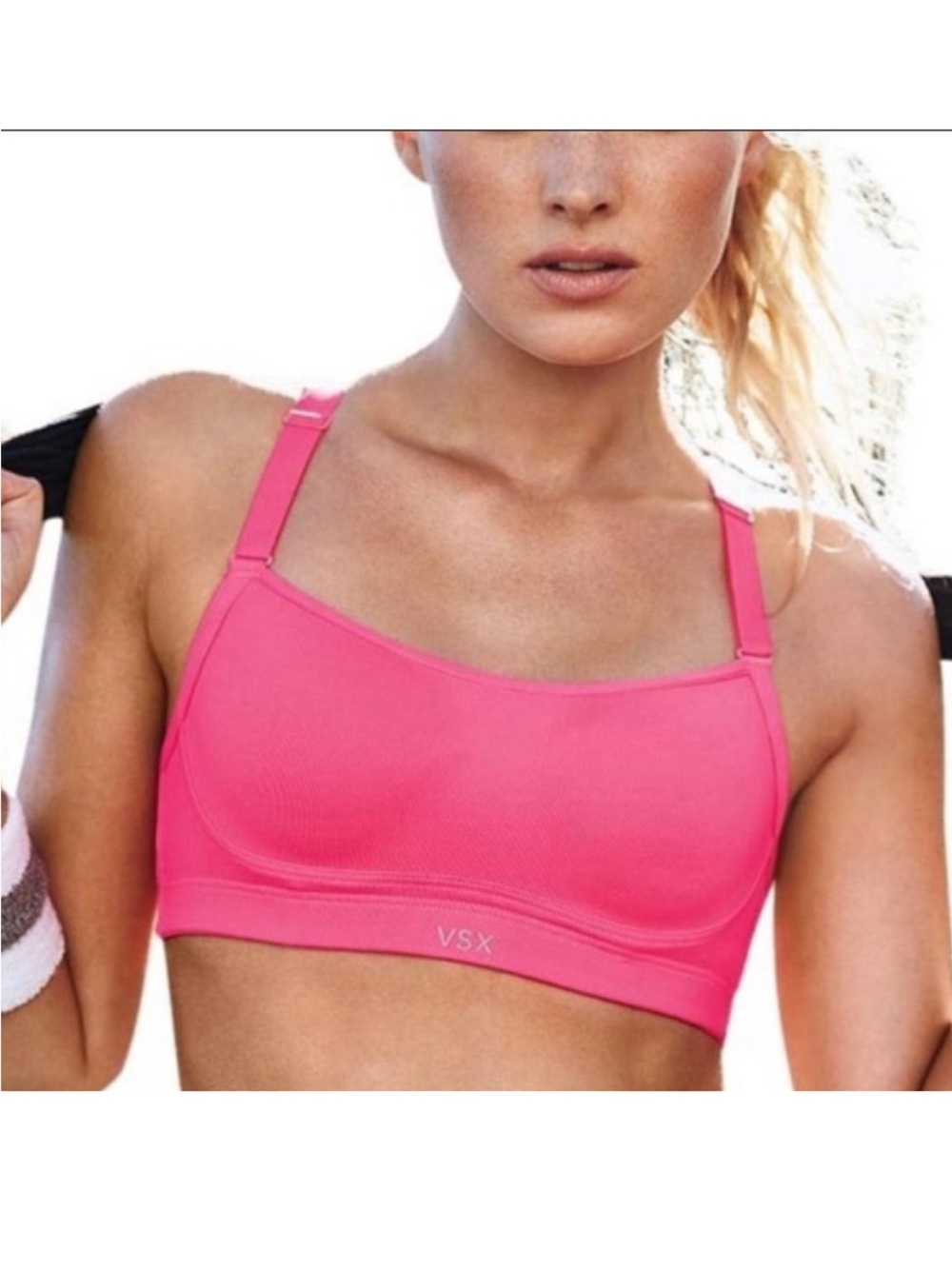 Victoria Secret VSX ANGLE Hot Pink Sports Bra